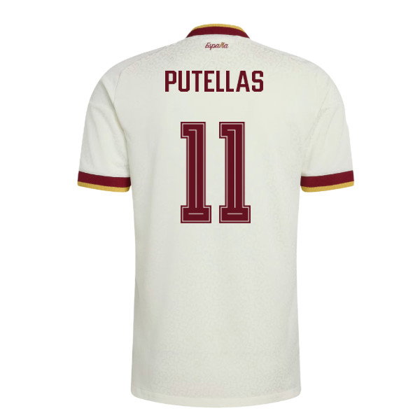 2026-2027 Spain Authentic Away Shirt (Putellas 11)-SoccerKits Hub | Buy Soccer Jerseys Online